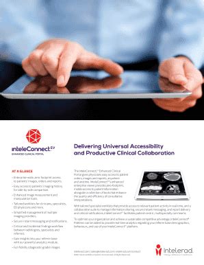 Delivering Universal Accessibility and Productive Clinical .